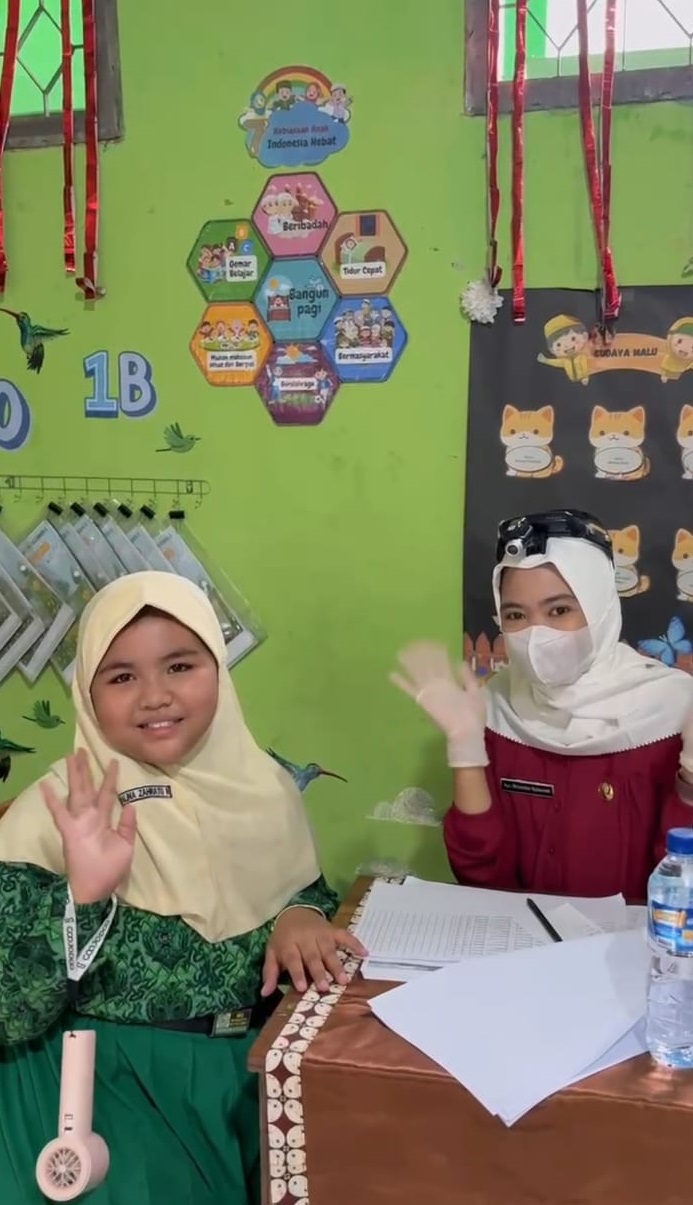 Cek dan Sosialisasi Kesehatan Gratis MI Raudhatul Muta’allimin 1